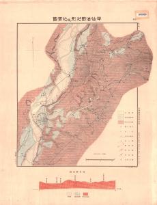 甲仙油田地形及地質圖