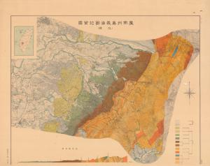 臺南州嘉義油田地質圖